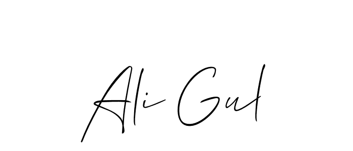 Create a beautiful signature design for name Ali Gul. With this signature (Allison_Script) fonts, you can make a handwritten signature for free. Ali Gul signature style 2 images and pictures png