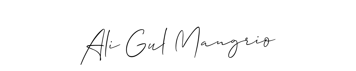 Make a beautiful signature design for name Ali Gul Mangrio. Use this online signature maker to create a handwritten signature for free. Ali Gul Mangrio signature style 2 images and pictures png