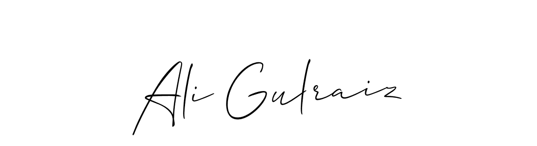 You should practise on your own different ways (Allison_Script) to write your name (Ali Gulraiz) in signature. don't let someone else do it for you. Ali Gulraiz signature style 2 images and pictures png