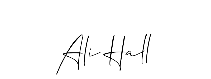 if you are searching for the best signature style for your name Ali Hall. so please give up your signature search. here we have designed multiple signature styles  using Allison_Script. Ali Hall signature style 2 images and pictures png
