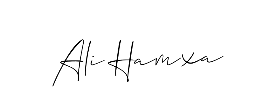 Ali Hamxa stylish signature style. Best Handwritten Sign (Allison_Script) for my name. Handwritten Signature Collection Ideas for my name Ali Hamxa. Ali Hamxa signature style 2 images and pictures png