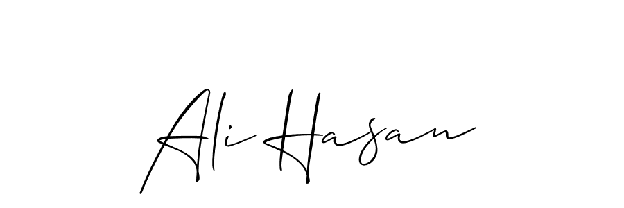 Use a signature maker to create a handwritten signature online. With this signature software, you can design (Allison_Script) your own signature for name Ali Hasan. Ali Hasan signature style 2 images and pictures png