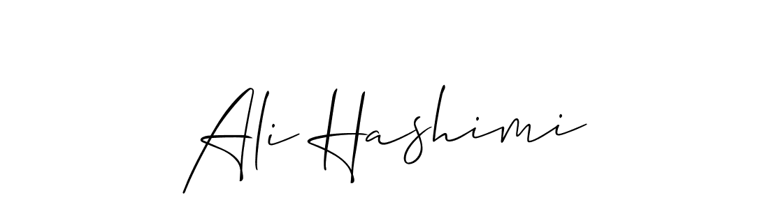 Ali Hashimi stylish signature style. Best Handwritten Sign (Allison_Script) for my name. Handwritten Signature Collection Ideas for my name Ali Hashimi. Ali Hashimi signature style 2 images and pictures png