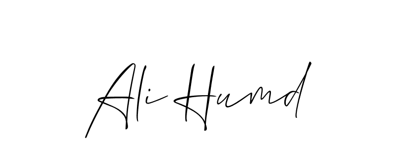 Best and Professional Signature Style for Ali Humd. Allison_Script Best Signature Style Collection. Ali Humd signature style 2 images and pictures png