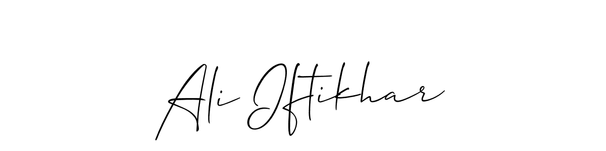 Ali Iftikhar stylish signature style. Best Handwritten Sign (Allison_Script) for my name. Handwritten Signature Collection Ideas for my name Ali Iftikhar. Ali Iftikhar signature style 2 images and pictures png