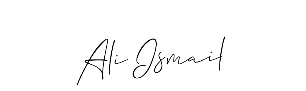 Create a beautiful signature design for name Ali Ismail. With this signature (Allison_Script) fonts, you can make a handwritten signature for free. Ali Ismail signature style 2 images and pictures png