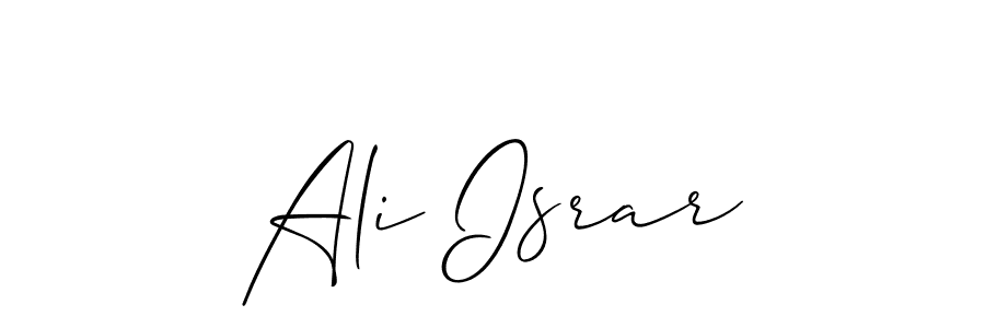 Make a short Ali Israr signature style. Manage your documents anywhere anytime using Allison_Script. Create and add eSignatures, submit forms, share and send files easily. Ali Israr signature style 2 images and pictures png