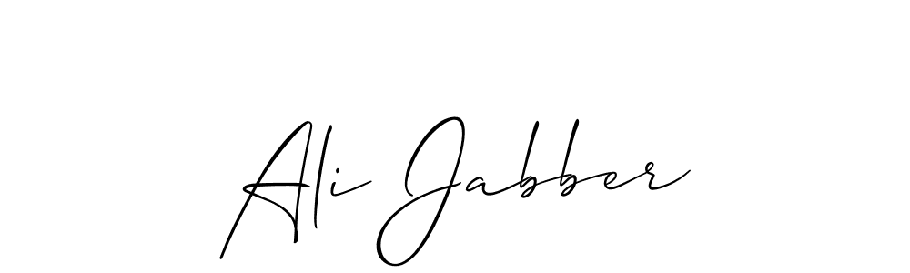It looks lik you need a new signature style for name Ali Jabber. Design unique handwritten (Allison_Script) signature with our free signature maker in just a few clicks. Ali Jabber signature style 2 images and pictures png