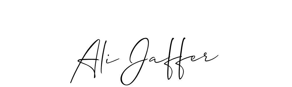 Allison_Script is a professional signature style that is perfect for those who want to add a touch of class to their signature. It is also a great choice for those who want to make their signature more unique. Get Ali Jaffer name to fancy signature for free. Ali Jaffer signature style 2 images and pictures png