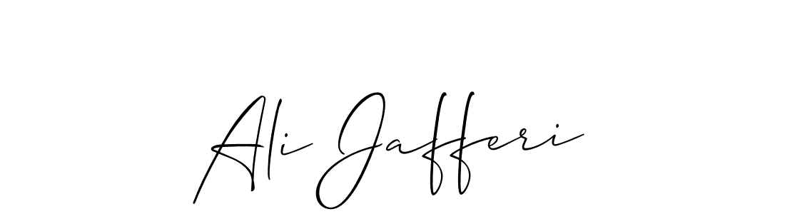 Also we have Ali Jafferi name is the best signature style. Create professional handwritten signature collection using Allison_Script autograph style. Ali Jafferi signature style 2 images and pictures png