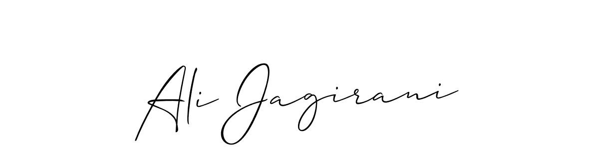 Once you've used our free online signature maker to create your best signature Allison_Script style, it's time to enjoy all of the benefits that Ali Jagirani name signing documents. Ali Jagirani signature style 2 images and pictures png