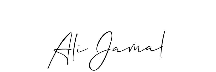 Best and Professional Signature Style for Ali Jamal. Allison_Script Best Signature Style Collection. Ali Jamal signature style 2 images and pictures png