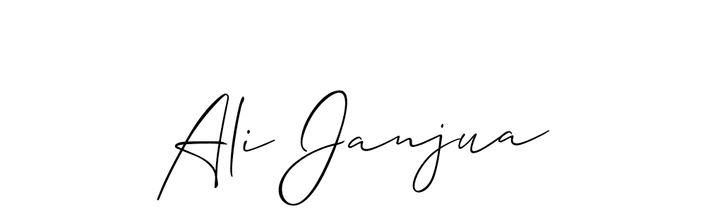 Use a signature maker to create a handwritten signature online. With this signature software, you can design (Allison_Script) your own signature for name Ali Janjua. Ali Janjua signature style 2 images and pictures png