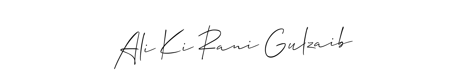 See photos of Ali Ki Rani Gulzaib official signature by Spectra . Check more albums & portfolios. Read reviews & check more about Allison_Script font. Ali Ki Rani Gulzaib signature style 2 images and pictures png