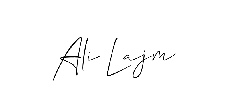 Once you've used our free online signature maker to create your best signature Allison_Script style, it's time to enjoy all of the benefits that Ali Lajm name signing documents. Ali Lajm signature style 2 images and pictures png