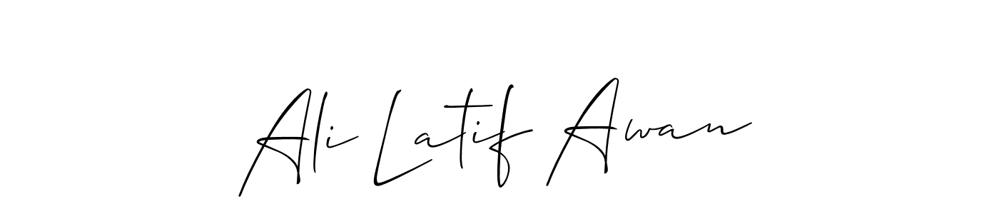 Once you've used our free online signature maker to create your best signature Allison_Script style, it's time to enjoy all of the benefits that Ali Latif Awan name signing documents. Ali Latif Awan signature style 2 images and pictures png