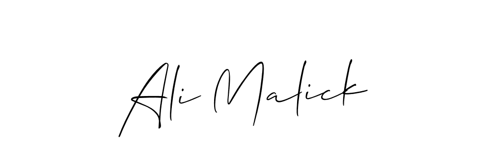 if you are searching for the best signature style for your name Ali Malick. so please give up your signature search. here we have designed multiple signature styles  using Allison_Script. Ali Malick signature style 2 images and pictures png