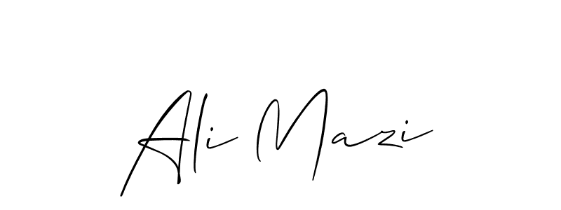 How to make Ali Mazi signature? Allison_Script is a professional autograph style. Create handwritten signature for Ali Mazi name. Ali Mazi signature style 2 images and pictures png