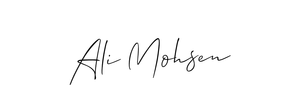 This is the best signature style for the Ali Mohsen name. Also you like these signature font (Allison_Script). Mix name signature. Ali Mohsen signature style 2 images and pictures png