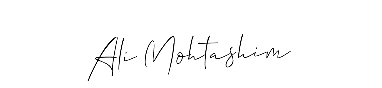 Create a beautiful signature design for name Ali Mohtashim. With this signature (Allison_Script) fonts, you can make a handwritten signature for free. Ali Mohtashim signature style 2 images and pictures png