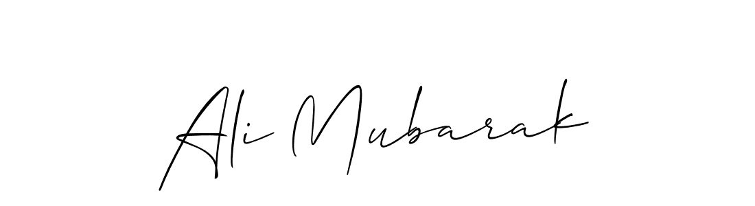 Best and Professional Signature Style for Ali Mubarak. Allison_Script Best Signature Style Collection. Ali Mubarak signature style 2 images and pictures png