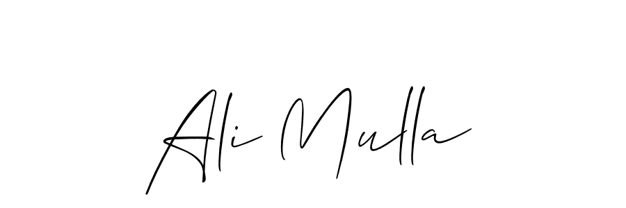 Also You can easily find your signature by using the search form. We will create Ali Mulla name handwritten signature images for you free of cost using Allison_Script sign style. Ali Mulla signature style 2 images and pictures png