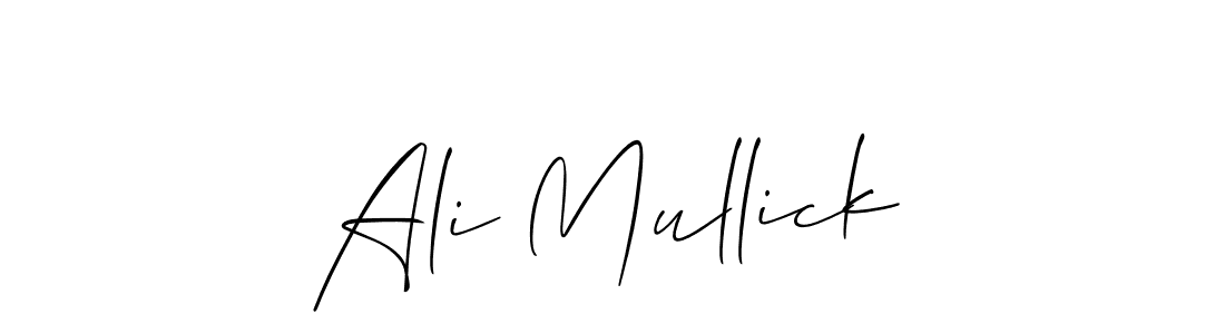 Allison_Script is a professional signature style that is perfect for those who want to add a touch of class to their signature. It is also a great choice for those who want to make their signature more unique. Get Ali Mullick name to fancy signature for free. Ali Mullick signature style 2 images and pictures png