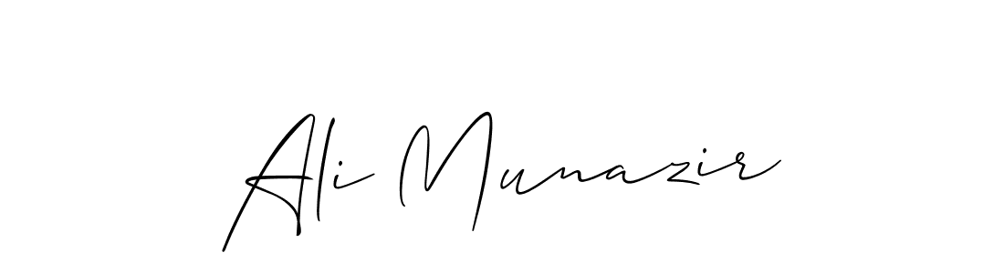 Once you've used our free online signature maker to create your best signature Allison_Script style, it's time to enjoy all of the benefits that Ali Munazir name signing documents. Ali Munazir signature style 2 images and pictures png