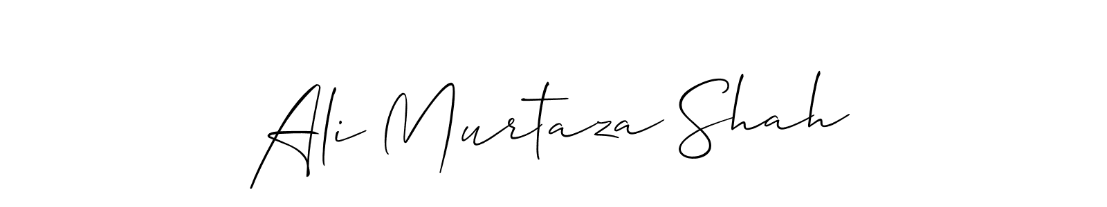 Ali Murtaza Shah stylish signature style. Best Handwritten Sign (Allison_Script) for my name. Handwritten Signature Collection Ideas for my name Ali Murtaza Shah. Ali Murtaza Shah signature style 2 images and pictures png