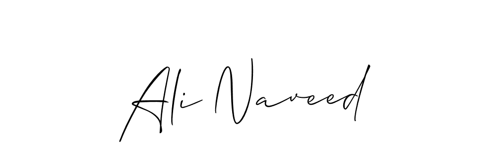 Similarly Allison_Script is the best handwritten signature design. Signature creator online .You can use it as an online autograph creator for name Ali Naveed. Ali Naveed signature style 2 images and pictures png