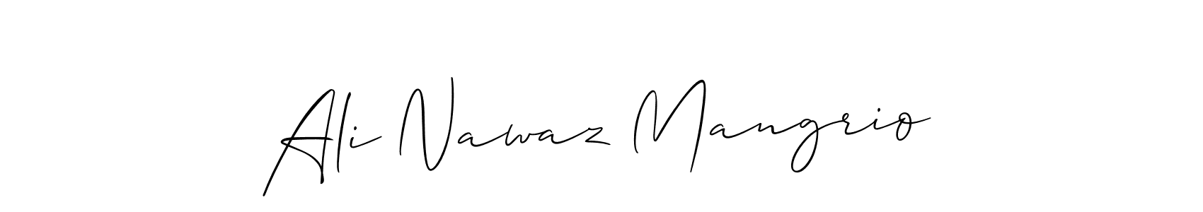 Similarly Allison_Script is the best handwritten signature design. Signature creator online .You can use it as an online autograph creator for name Ali Nawaz Mangrio. Ali Nawaz Mangrio signature style 2 images and pictures png