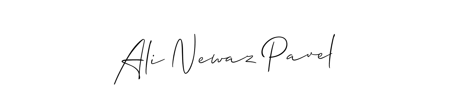 Similarly Allison_Script is the best handwritten signature design. Signature creator online .You can use it as an online autograph creator for name Ali Newaz Pavel. Ali Newaz Pavel signature style 2 images and pictures png