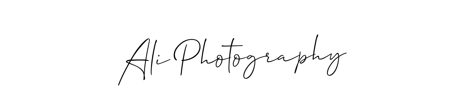 Check out images of Autograph of Ali Photography name. Actor Ali Photography Signature Style. Allison_Script is a professional sign style online. Ali Photography signature style 2 images and pictures png