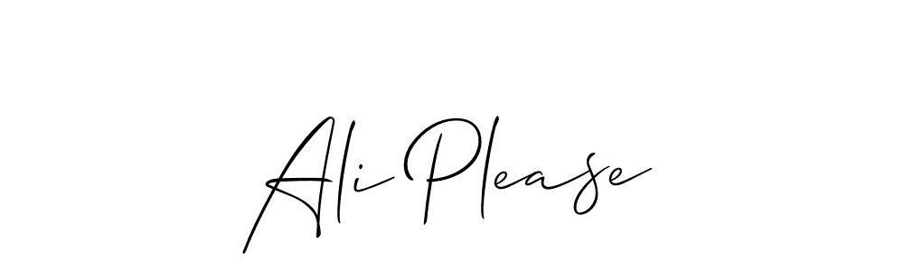 Make a beautiful signature design for name Ali Please. With this signature (Allison_Script) style, you can create a handwritten signature for free. Ali Please signature style 2 images and pictures png