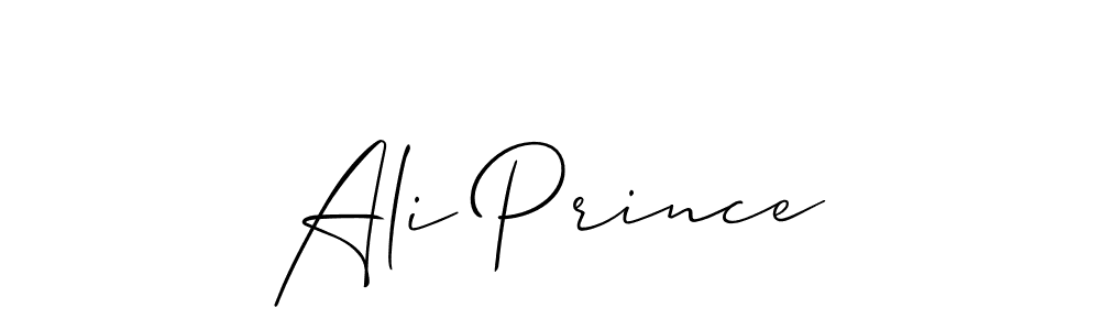 Ali Prince stylish signature style. Best Handwritten Sign (Allison_Script) for my name. Handwritten Signature Collection Ideas for my name Ali Prince. Ali Prince signature style 2 images and pictures png