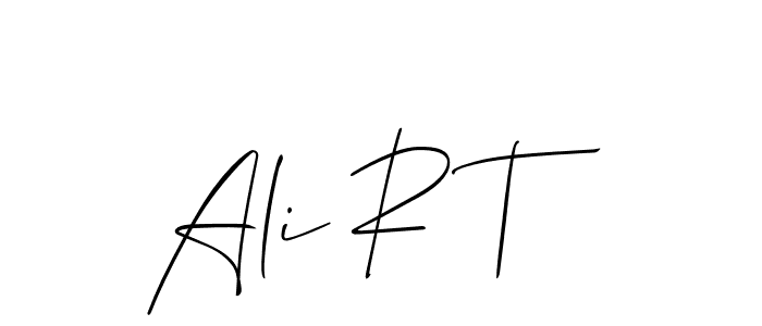 Ali R T stylish signature style. Best Handwritten Sign (Allison_Script) for my name. Handwritten Signature Collection Ideas for my name Ali R T. Ali R T signature style 2 images and pictures png