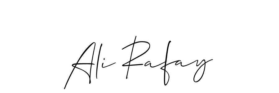Make a beautiful signature design for name Ali Rafay. With this signature (Allison_Script) style, you can create a handwritten signature for free. Ali Rafay signature style 2 images and pictures png