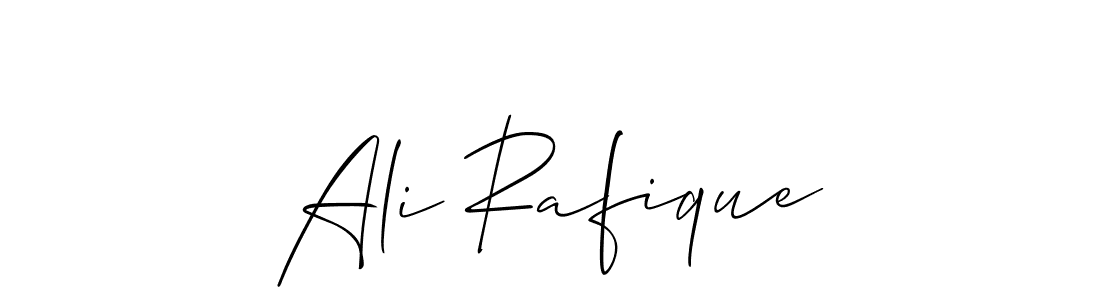How to make Ali Rafique signature? Allison_Script is a professional autograph style. Create handwritten signature for Ali Rafique name. Ali Rafique signature style 2 images and pictures png