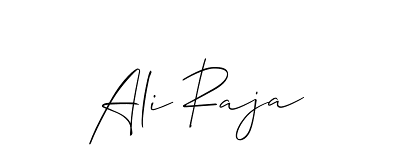 Ali Raja stylish signature style. Best Handwritten Sign (Allison_Script) for my name. Handwritten Signature Collection Ideas for my name Ali Raja. Ali Raja signature style 2 images and pictures png