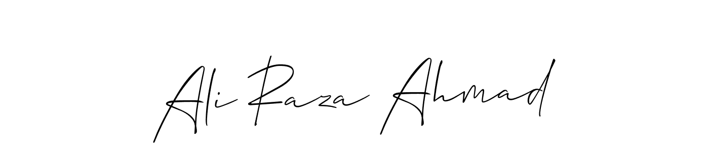 This is the best signature style for the Ali Raza Ahmad name. Also you like these signature font (Allison_Script). Mix name signature. Ali Raza Ahmad signature style 2 images and pictures png
