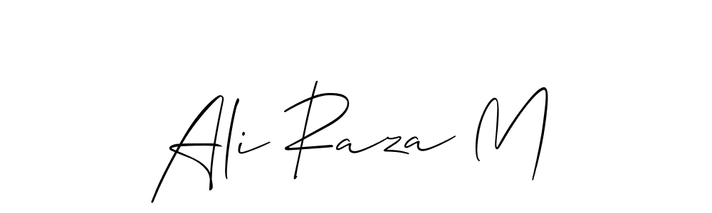 Create a beautiful signature design for name Ali Raza M. With this signature (Allison_Script) fonts, you can make a handwritten signature for free. Ali Raza M signature style 2 images and pictures png