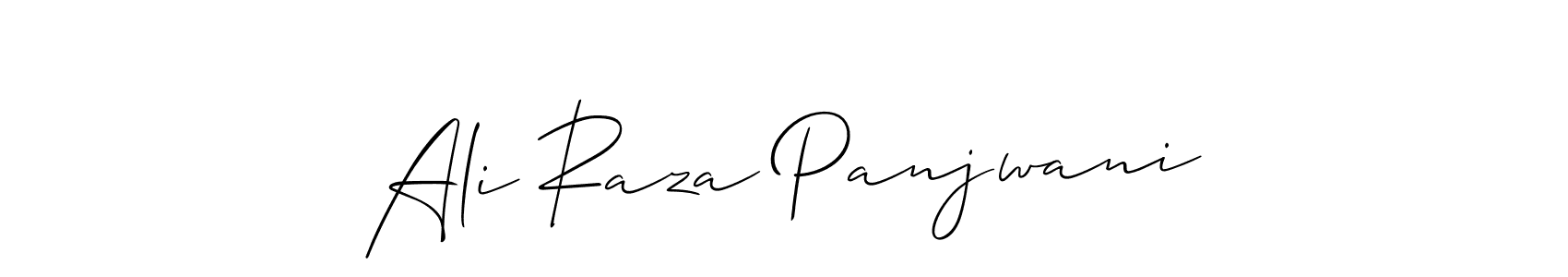 Once you've used our free online signature maker to create your best signature Allison_Script style, it's time to enjoy all of the benefits that Ali Raza Panjwani name signing documents. Ali Raza Panjwani signature style 2 images and pictures png