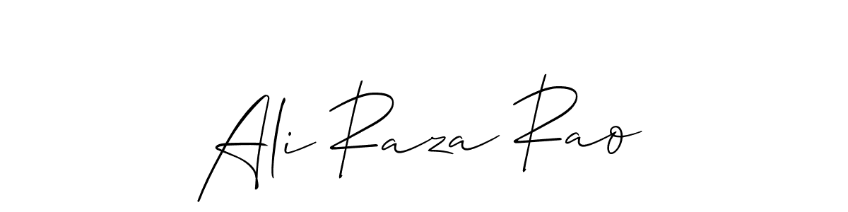 How to make Ali Raza Rao signature? Allison_Script is a professional autograph style. Create handwritten signature for Ali Raza Rao name. Ali Raza Rao signature style 2 images and pictures png