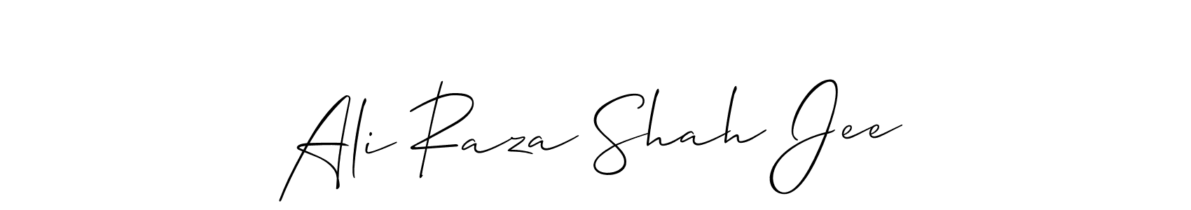 Make a beautiful signature design for name Ali Raza Shah Jee. Use this online signature maker to create a handwritten signature for free. Ali Raza Shah Jee signature style 2 images and pictures png