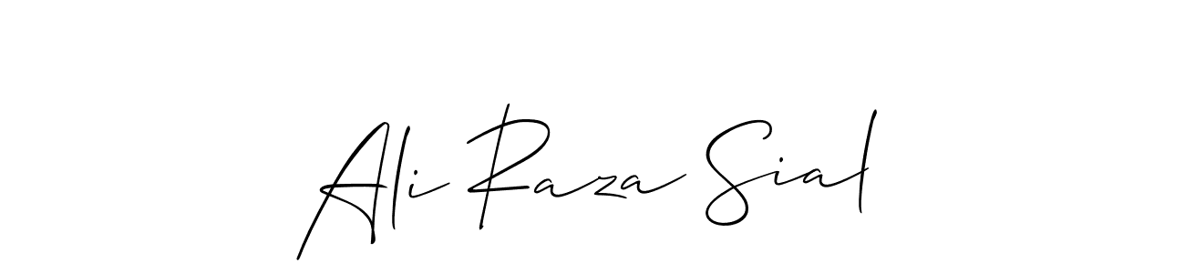 It looks lik you need a new signature style for name Ali Raza Sial. Design unique handwritten (Allison_Script) signature with our free signature maker in just a few clicks. Ali Raza Sial signature style 2 images and pictures png