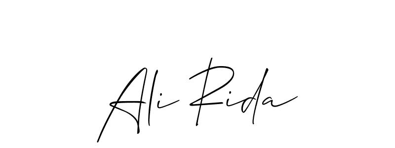 Allison_Script is a professional signature style that is perfect for those who want to add a touch of class to their signature. It is also a great choice for those who want to make their signature more unique. Get Ali Rida name to fancy signature for free. Ali Rida signature style 2 images and pictures png