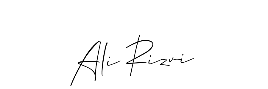 You can use this online signature creator to create a handwritten signature for the name Ali Rizvi. This is the best online autograph maker. Ali Rizvi signature style 2 images and pictures png