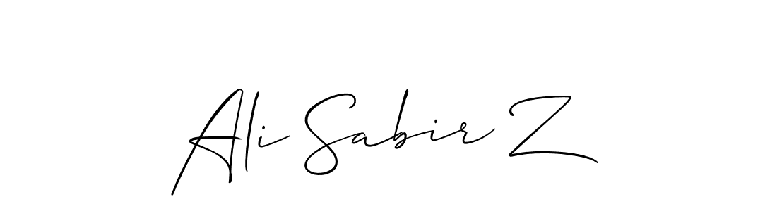 You can use this online signature creator to create a handwritten signature for the name Ali Sabir Z. This is the best online autograph maker. Ali Sabir Z signature style 2 images and pictures png