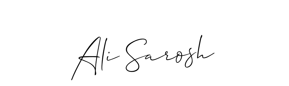 Once you've used our free online signature maker to create your best signature Allison_Script style, it's time to enjoy all of the benefits that Ali Sarosh name signing documents. Ali Sarosh signature style 2 images and pictures png