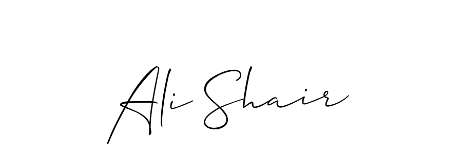 Also You can easily find your signature by using the search form. We will create Ali Shair name handwritten signature images for you free of cost using Allison_Script sign style. Ali Shair signature style 2 images and pictures png